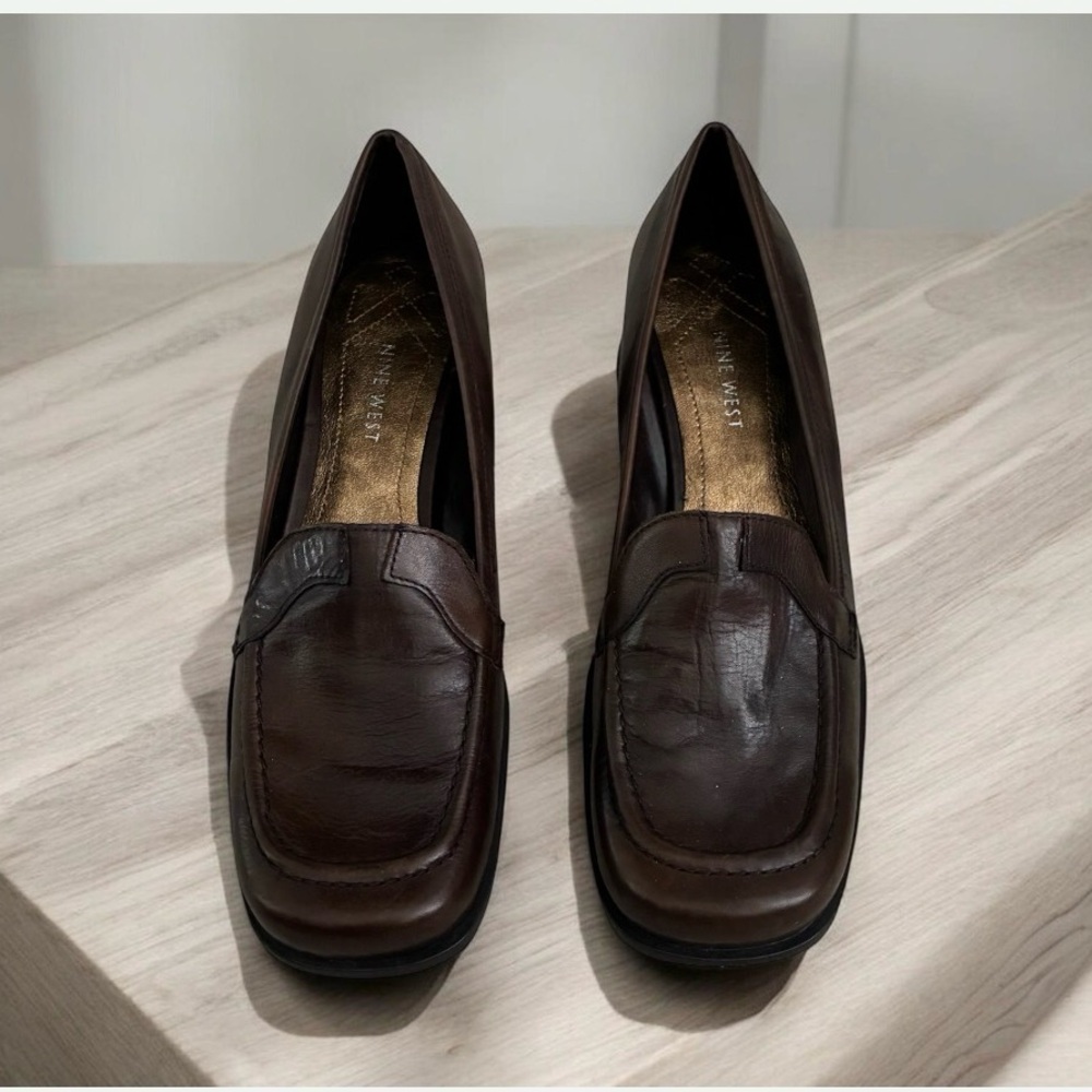 New Nine West Brown Loafers